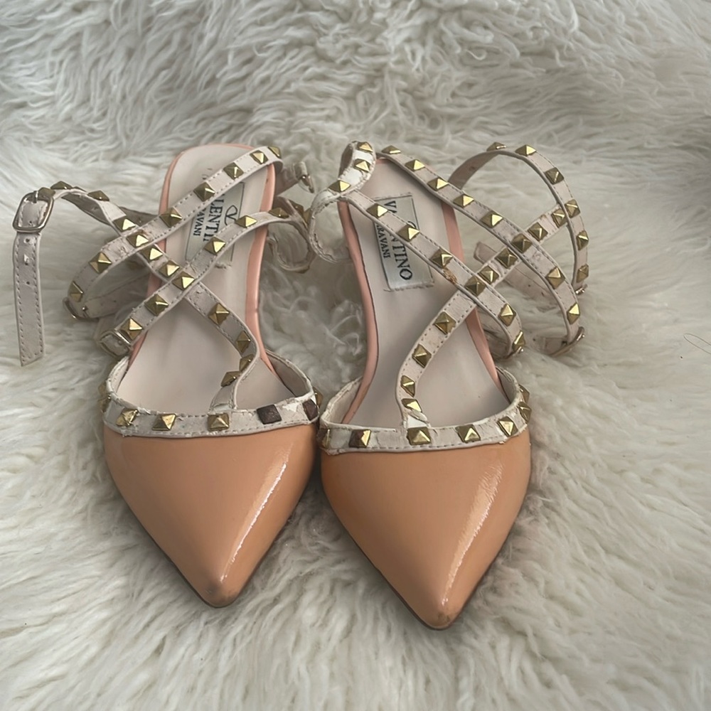 Rock Studded Kitten Heels